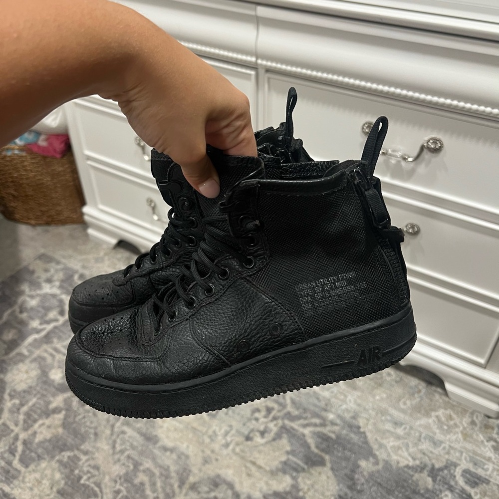 Nike SF Air Force 1 Black High-Top Sneakers